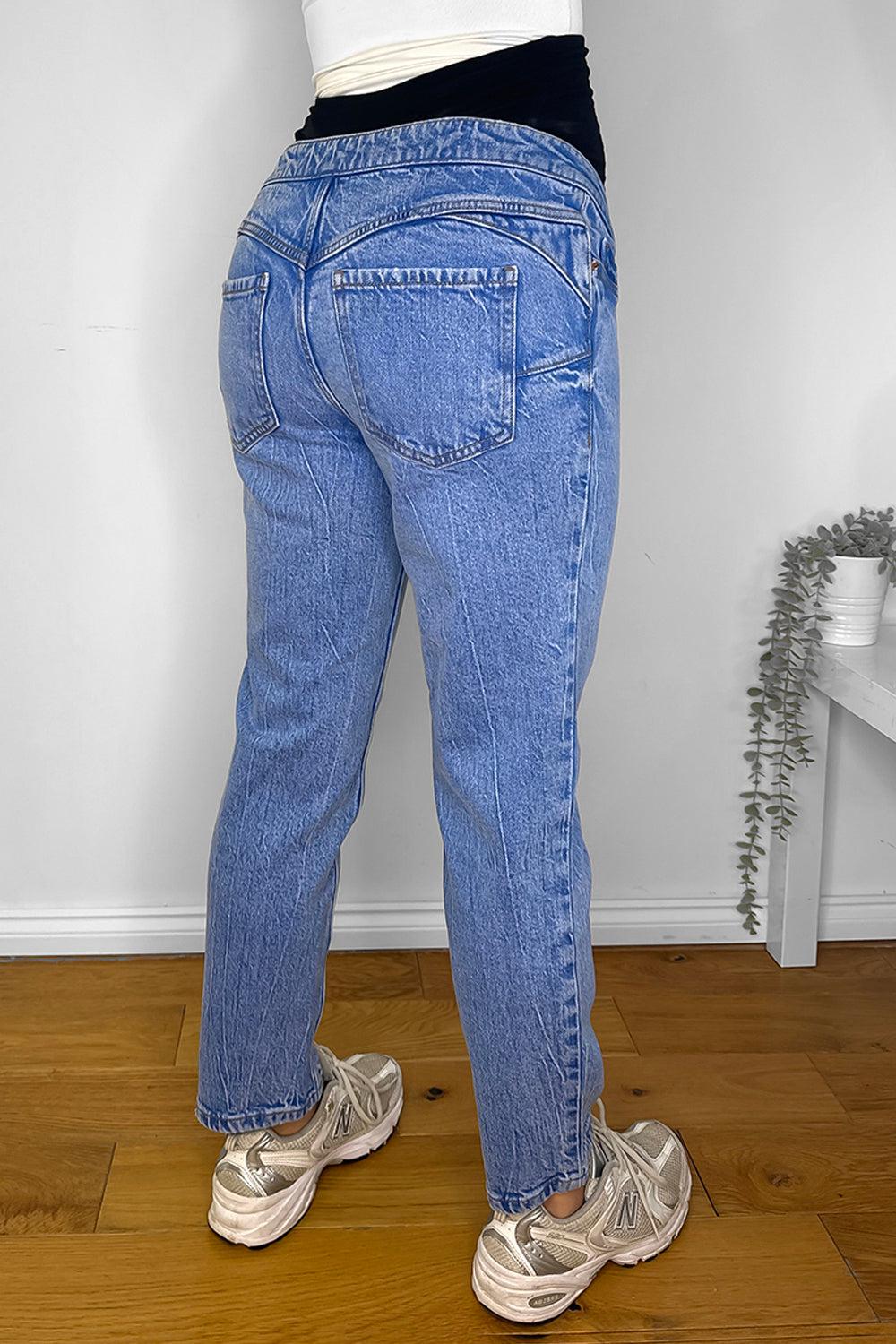 Maternity Yoke To Back Bump Cover Jeans