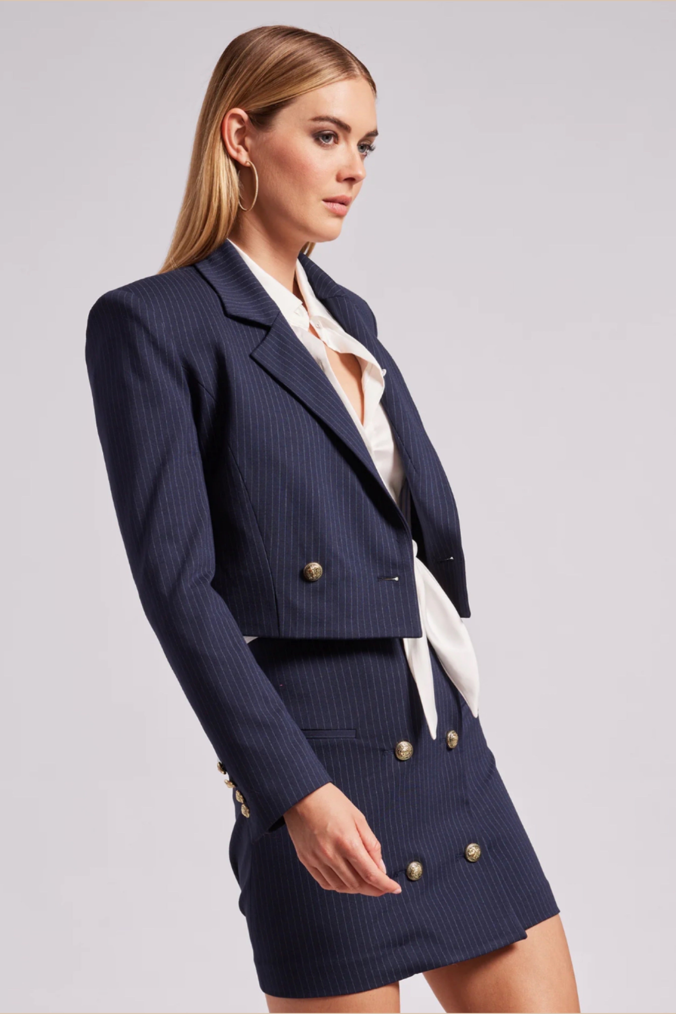 Nicolette Pinstripe Blazer