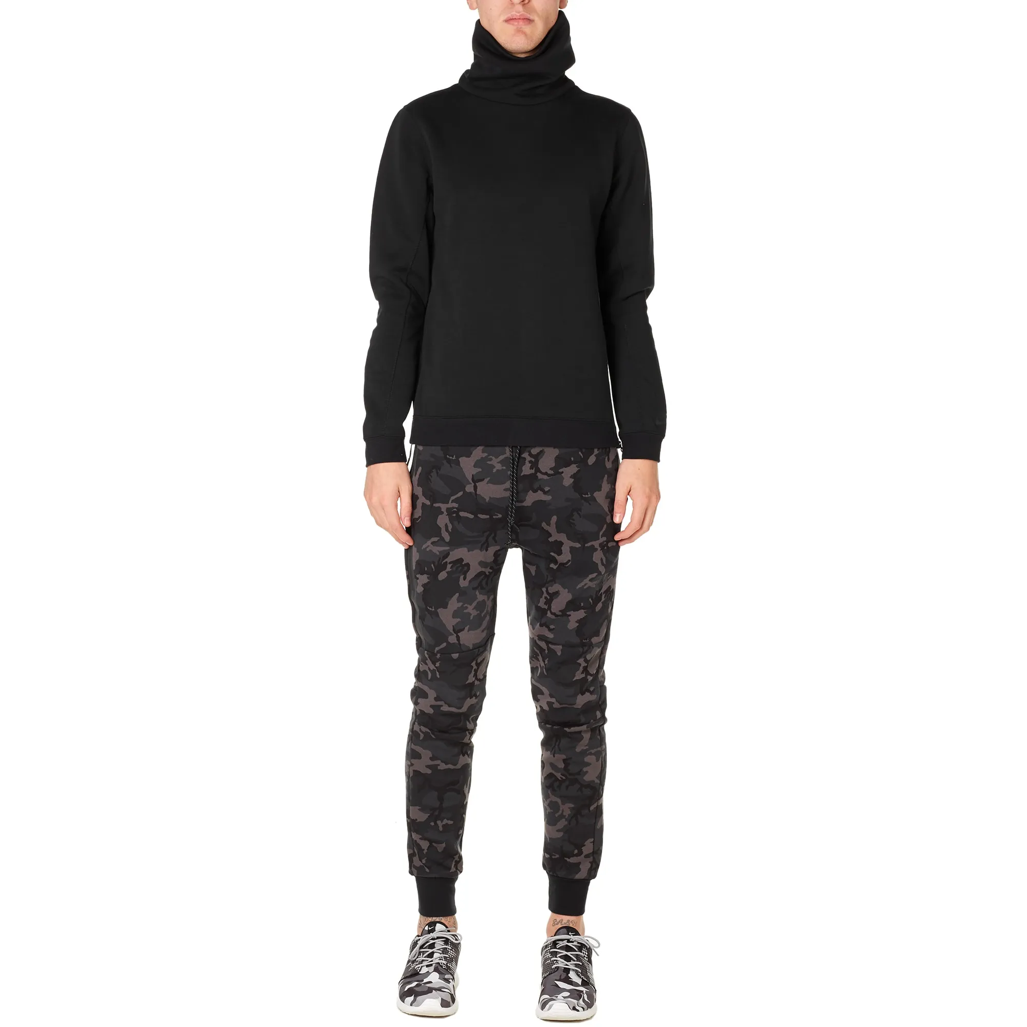 Nike Tech Fleece Funnel SweatBlack