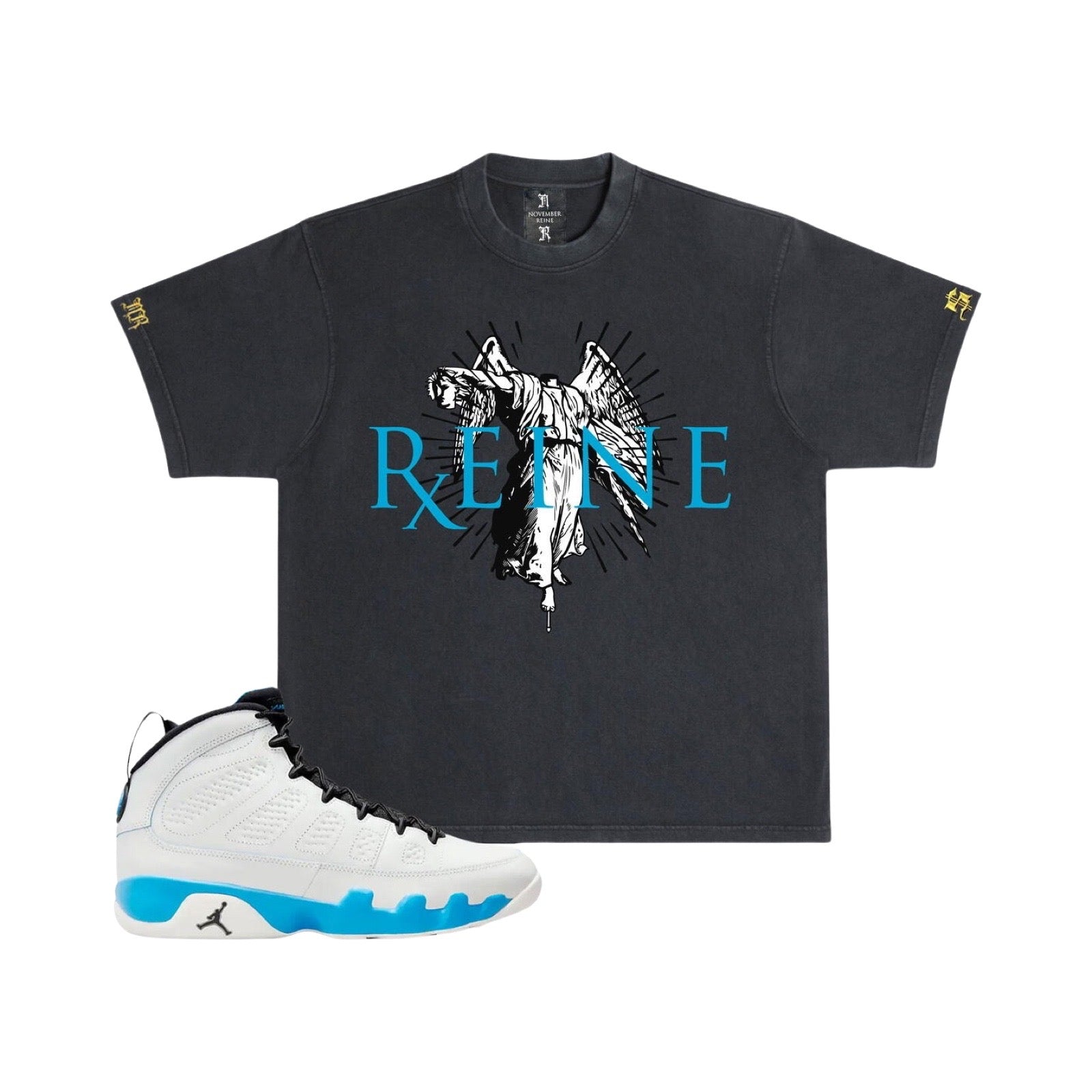 November Reine “Angel Holding” Powder Tee