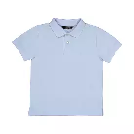 Nukutavake Basic Blue Short Sleeve Polo_ 890-43