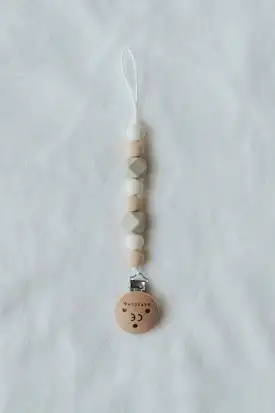 Pacifier Holder Chain - CREAM