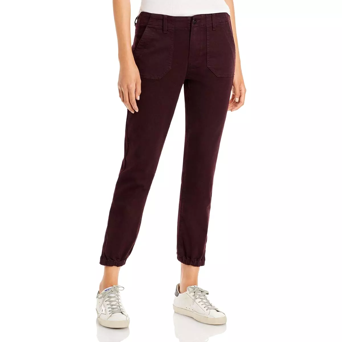 Paige Womens Mayslie Relaxed Fit Cropped Jogger Jeans