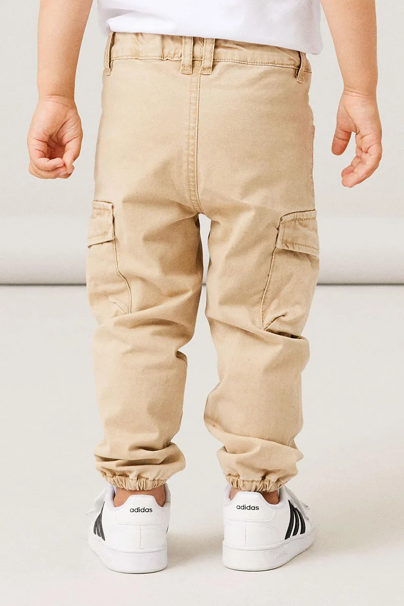 PANTALONI CARGO BEIGE