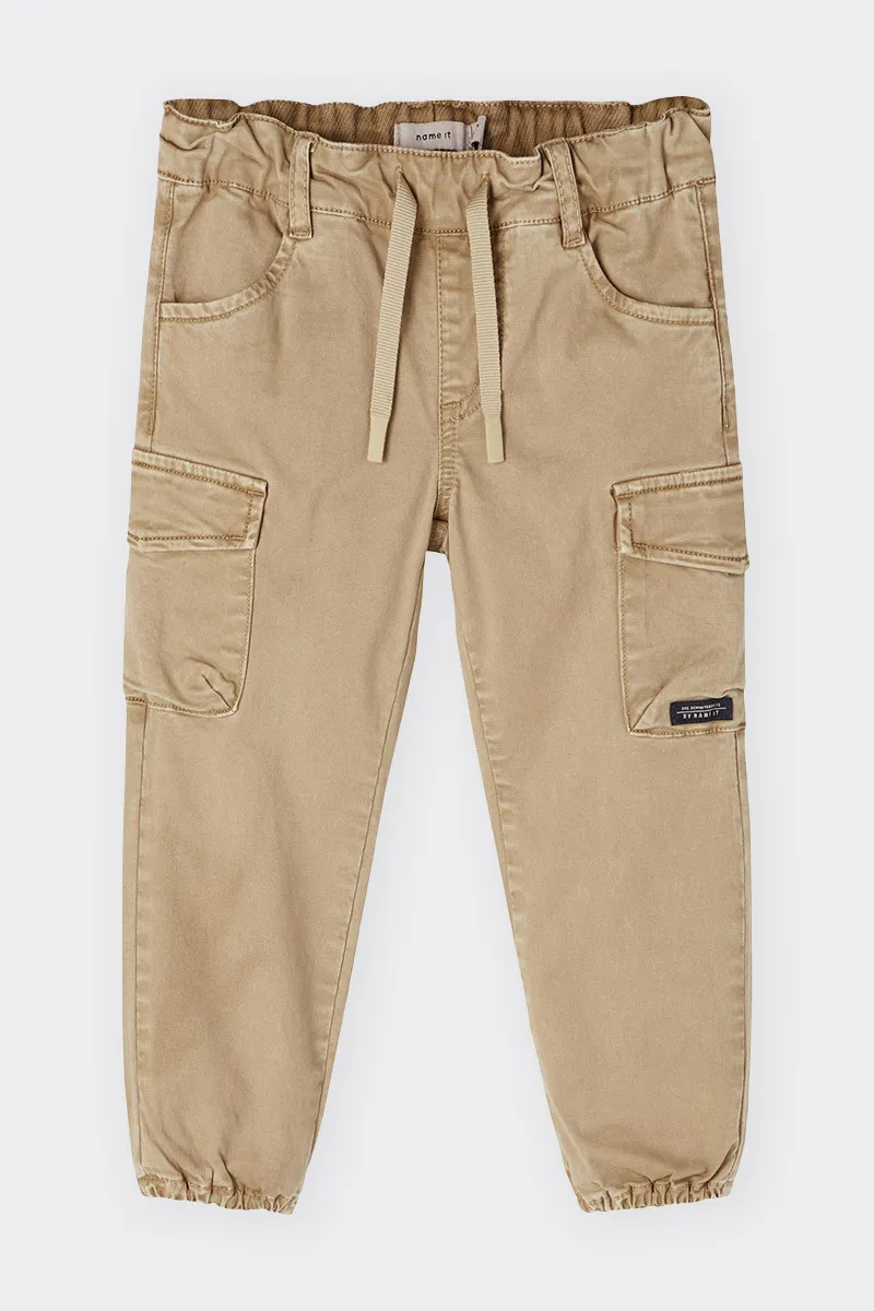 PANTALONI CARGO BEIGE