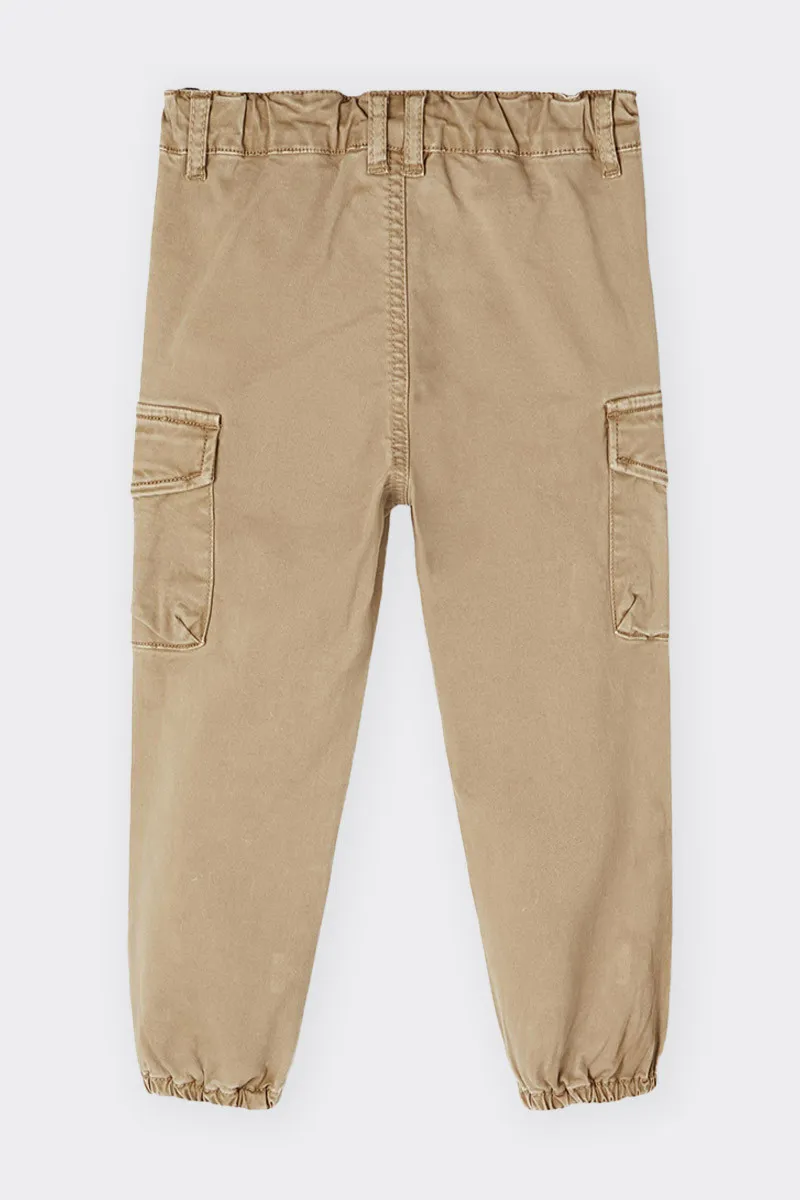 PANTALONI CARGO BEIGE