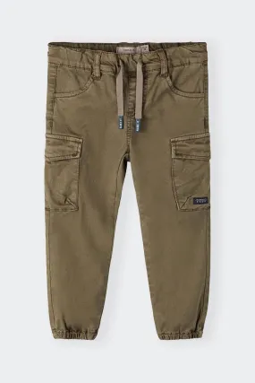 PANTALONI CARGO VERDE BAGGY FIT