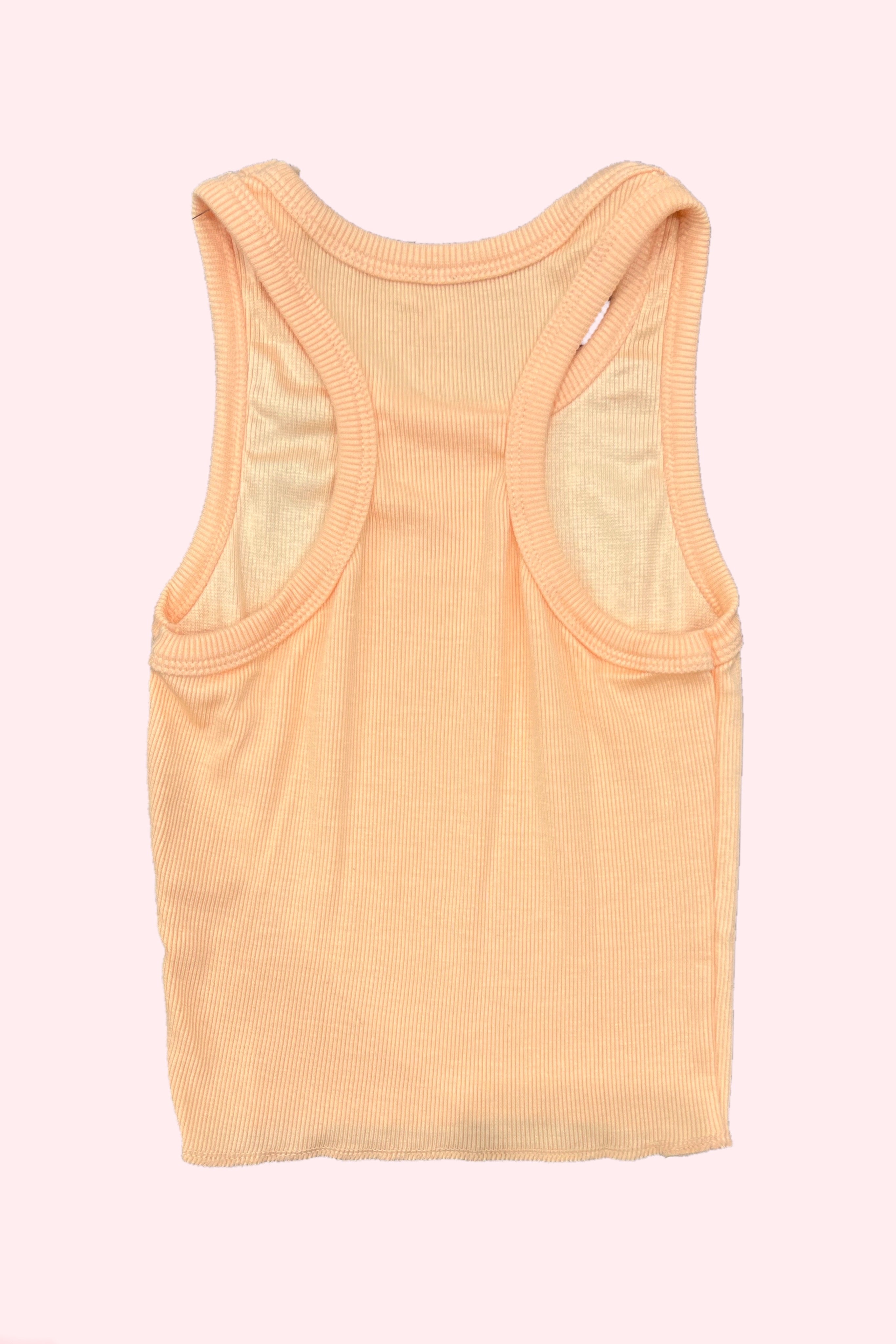 Peach California Ribbed Tank