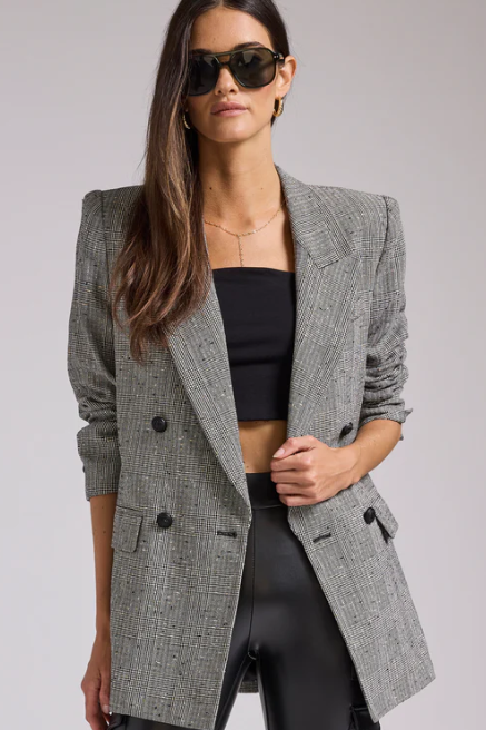 Penelope Plaid Blazer