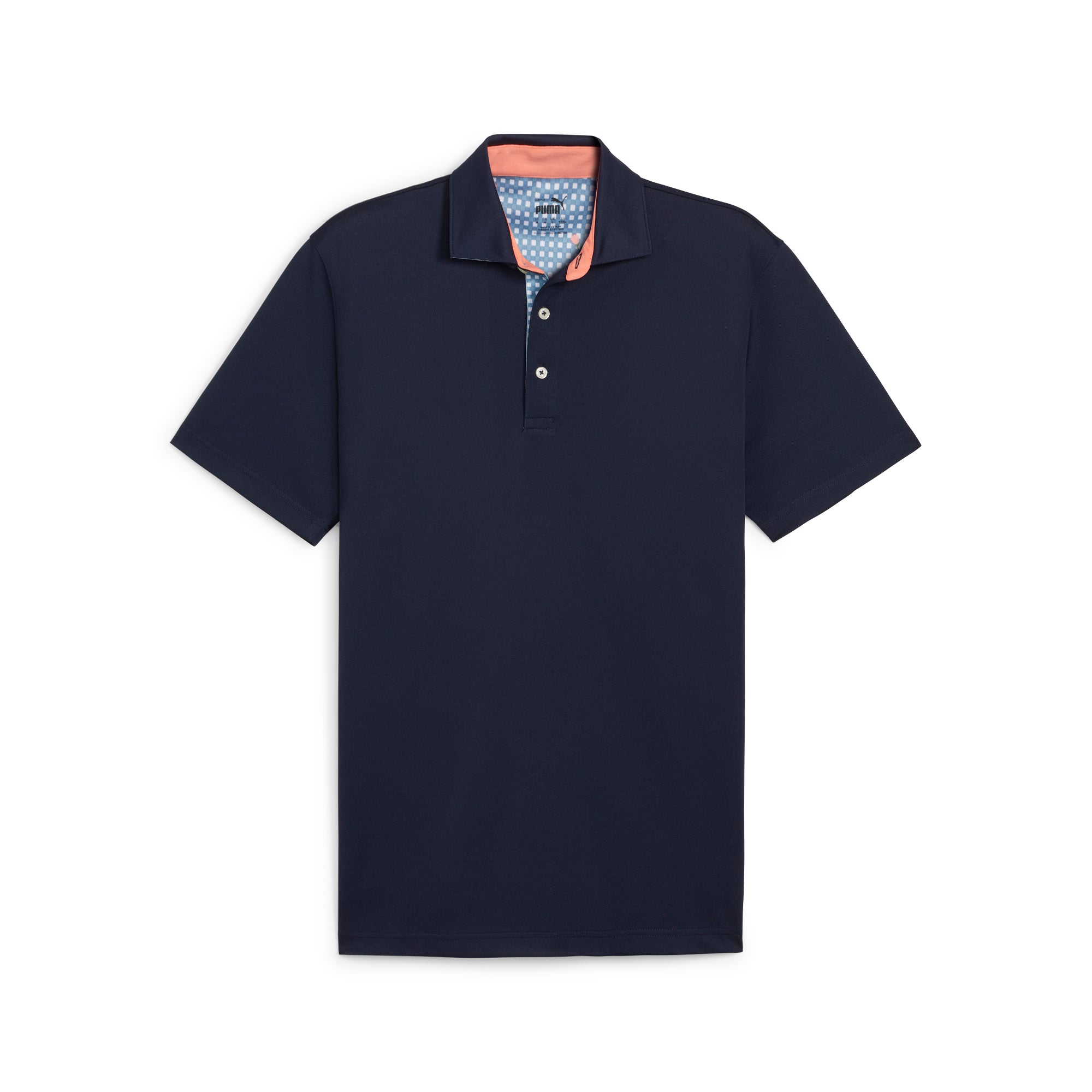 Pique Gingham Solid Golf Polo