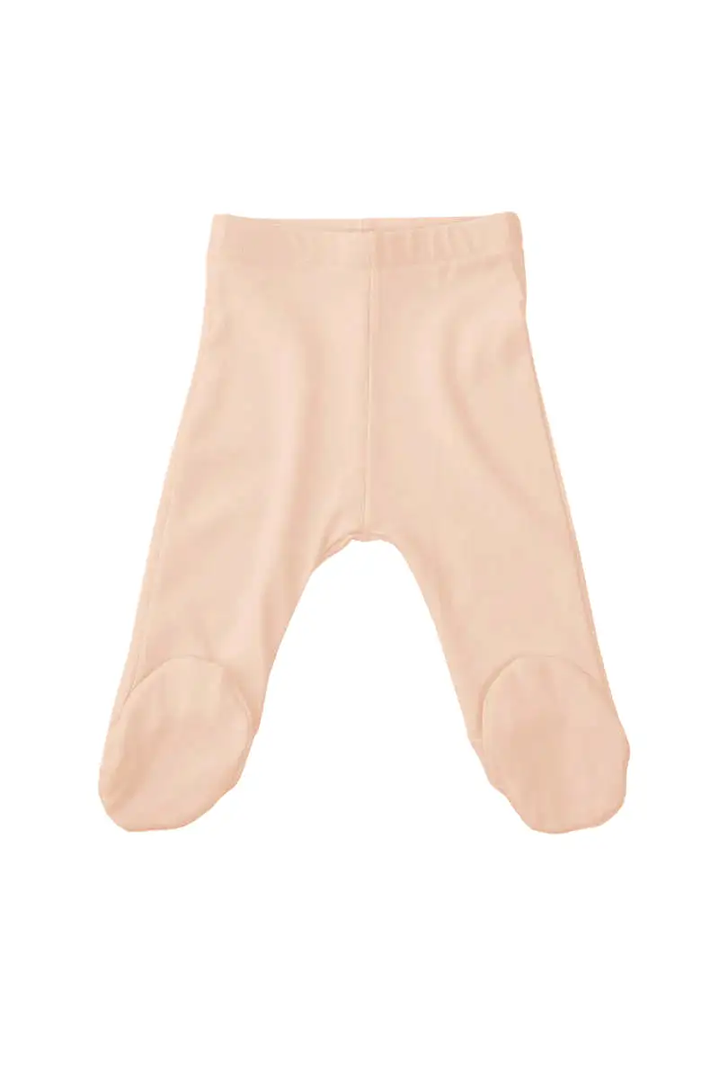 Pure Newborn shorts with feet - Pink