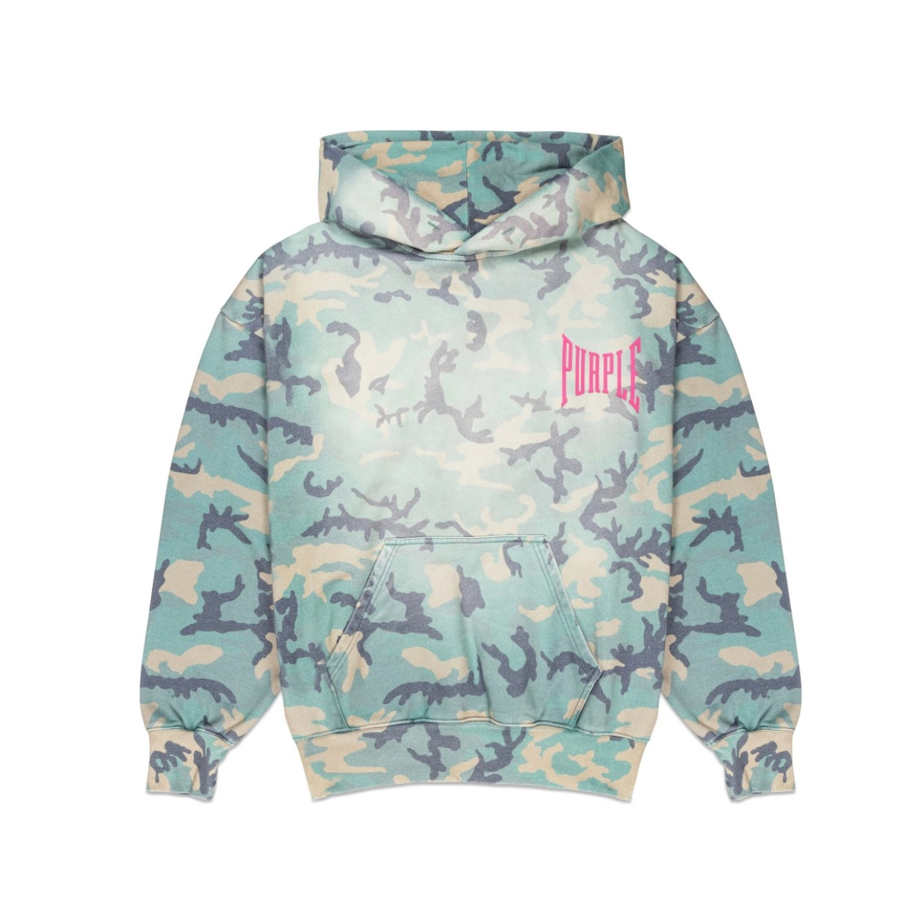 Purple Brand Zoom Camo Fleece Hoodie