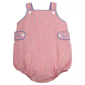 Reversible Button Tab Sunsuit - Stars