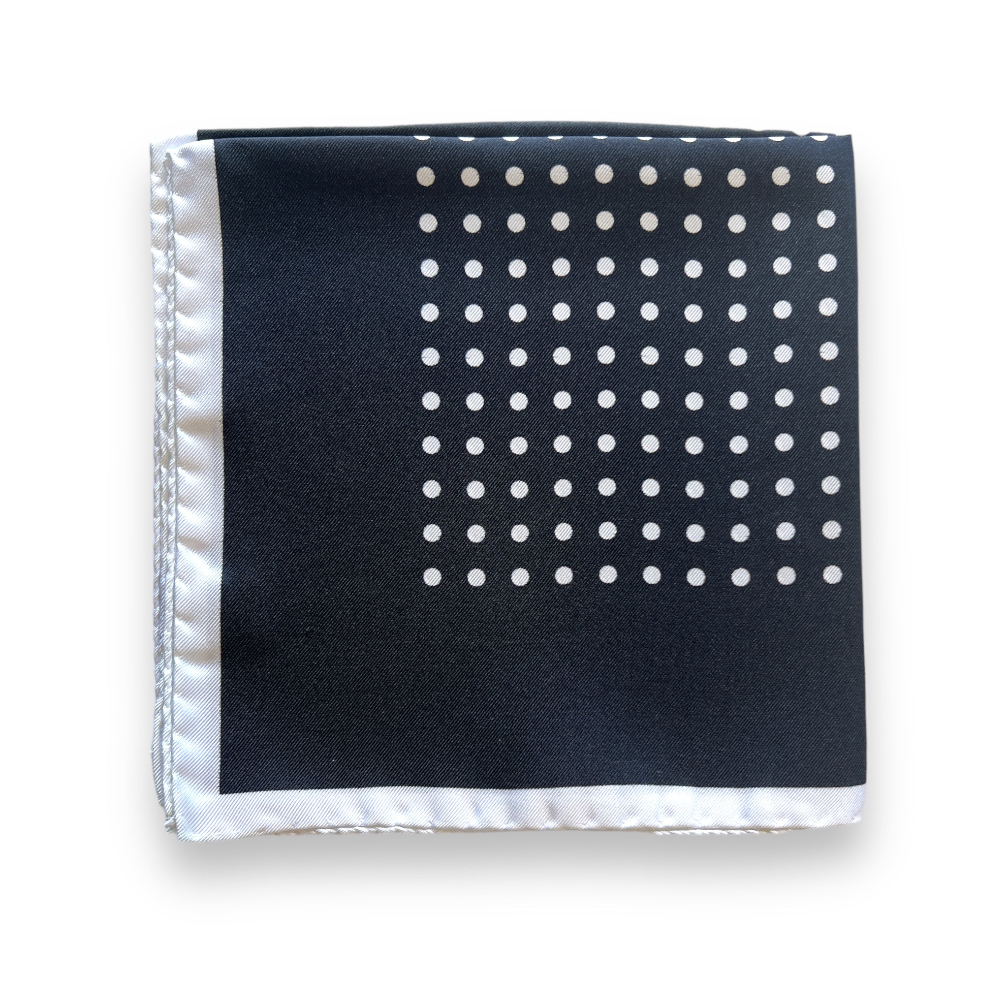 Ron Cornell Italian Silk Pocket Square_ 9801