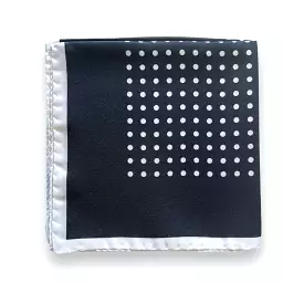 Ron Cornell Italian Silk Pocket Square_ 9801