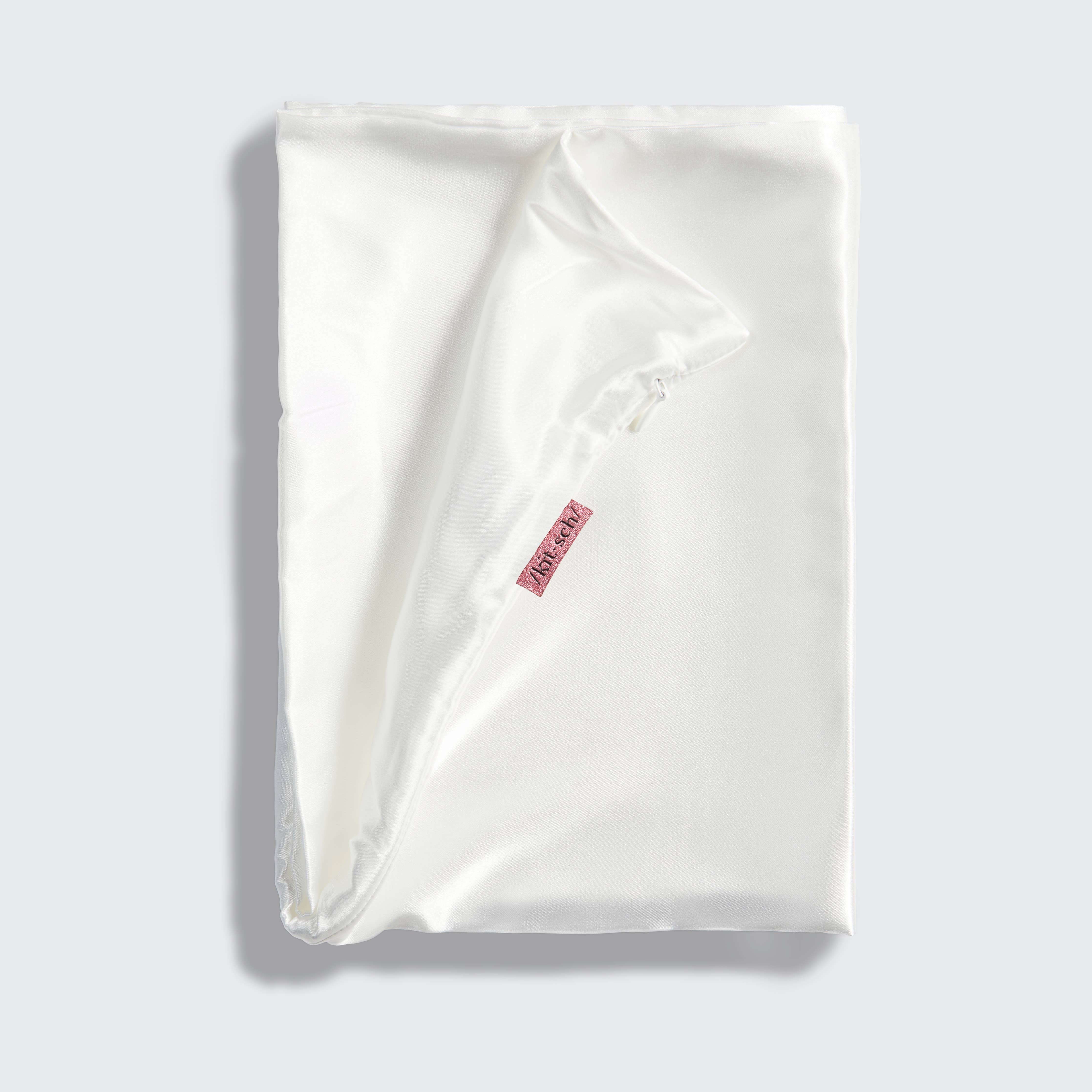 (Sample) Satin Pillowcase - Ivory