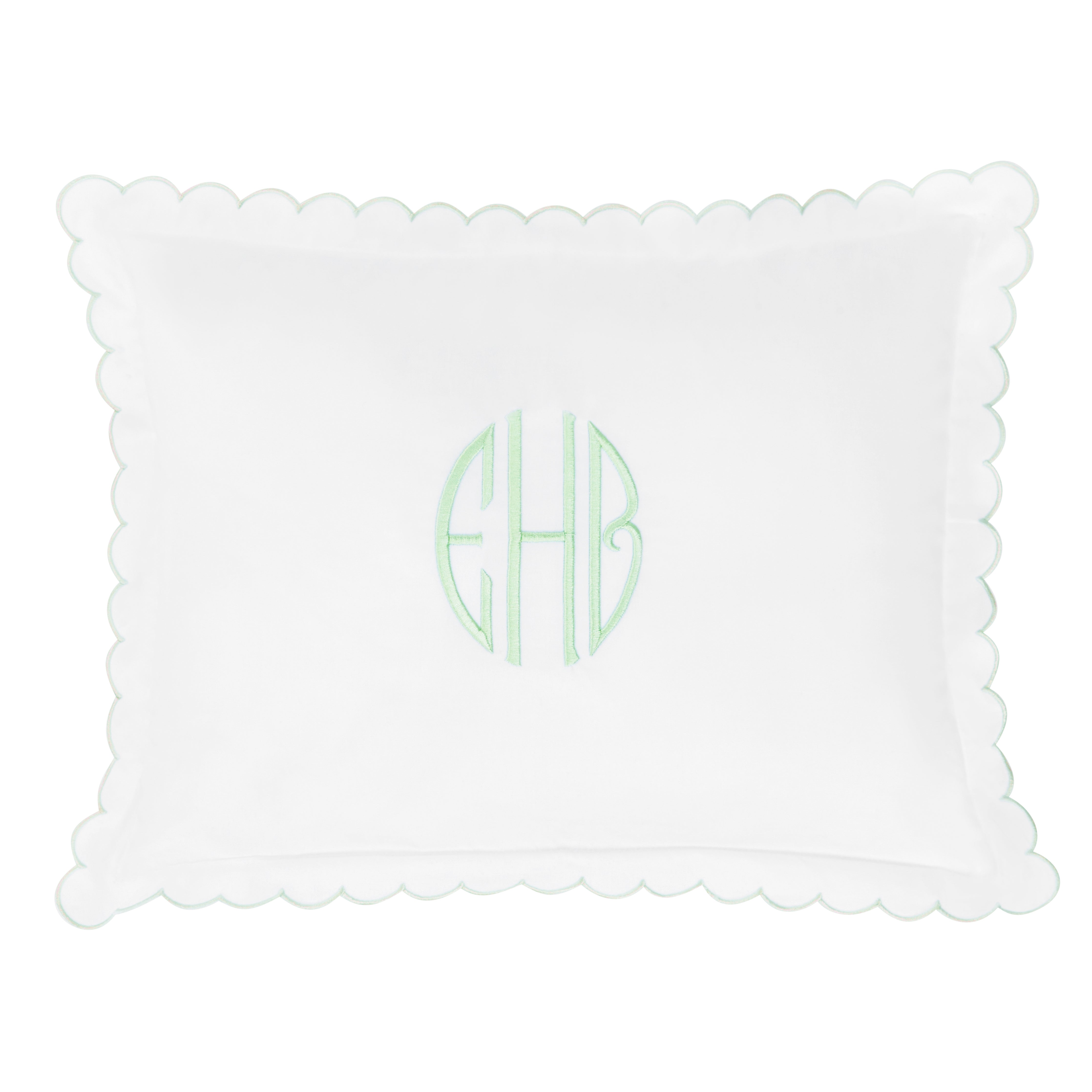 Scallop Baby Pillowcase - Meadow