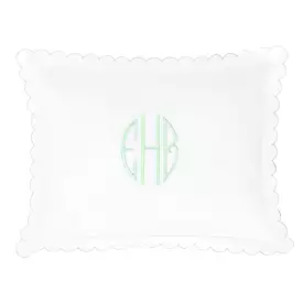 Scallop Baby Pillowcase - Meadow