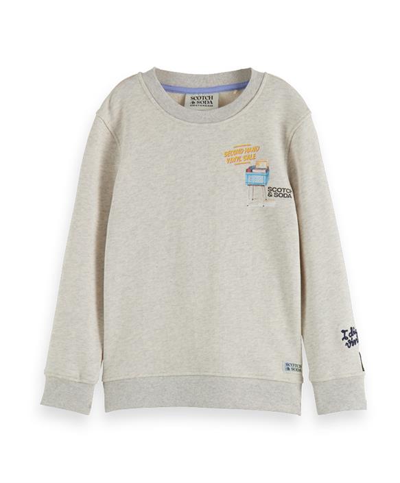 Scotch & Soda Boys Grey Record Store Sweatshirt_173949-0171