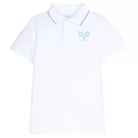 Short Sleeve Tipped Polo - Tennis