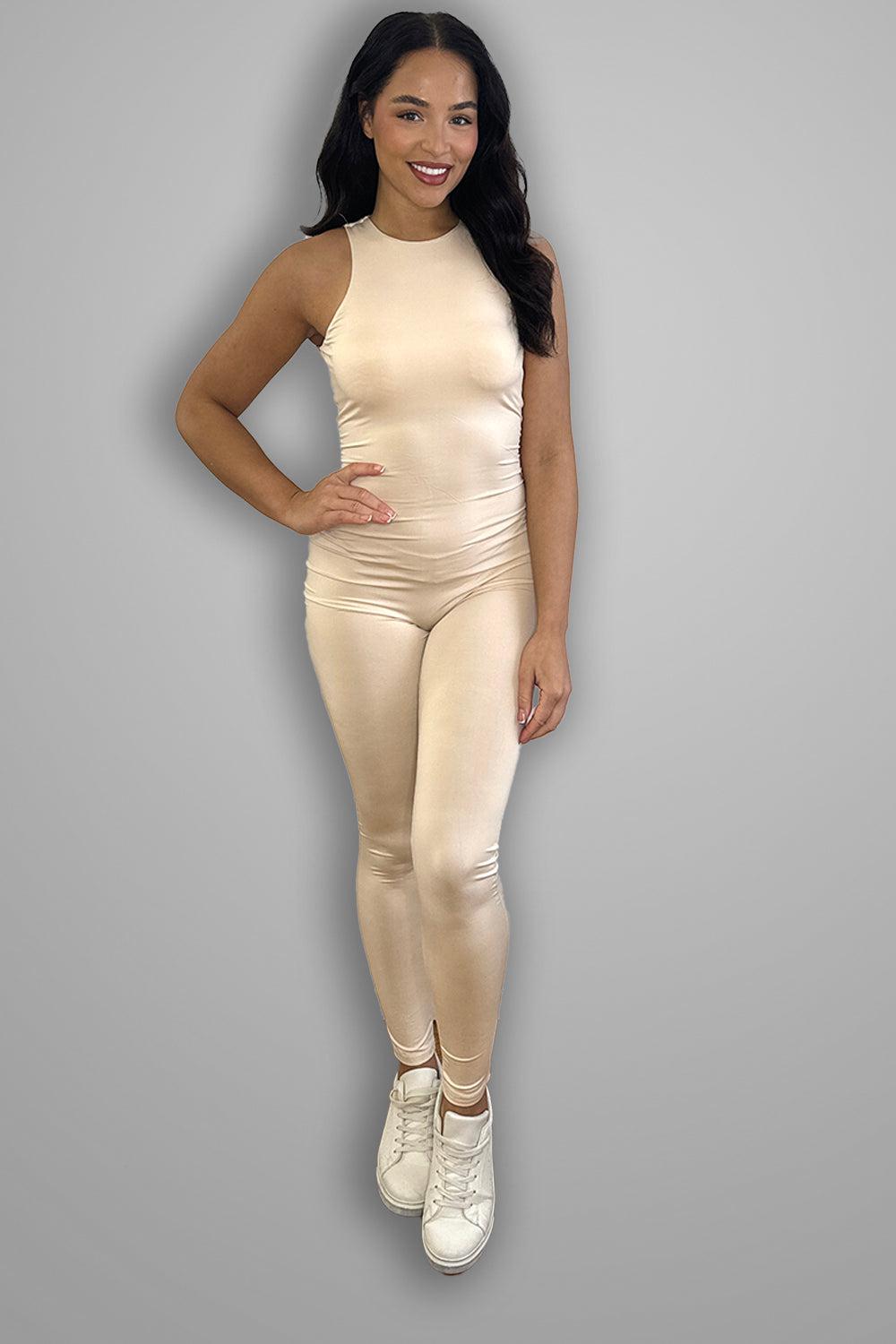 Skin Tight Sleeveless Onesie