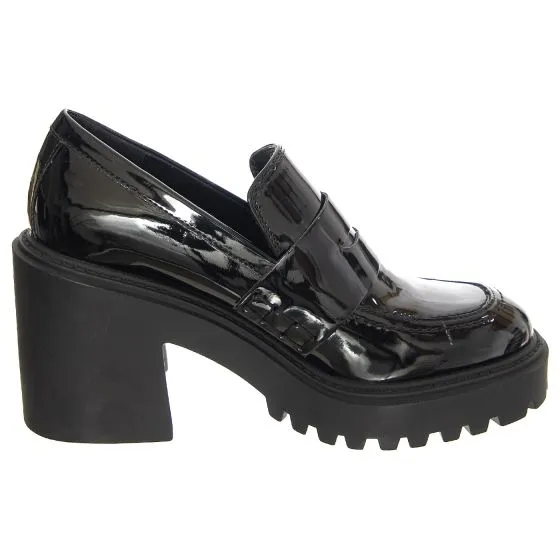 Steve Madden W' Obsidian Black Patent Shoes