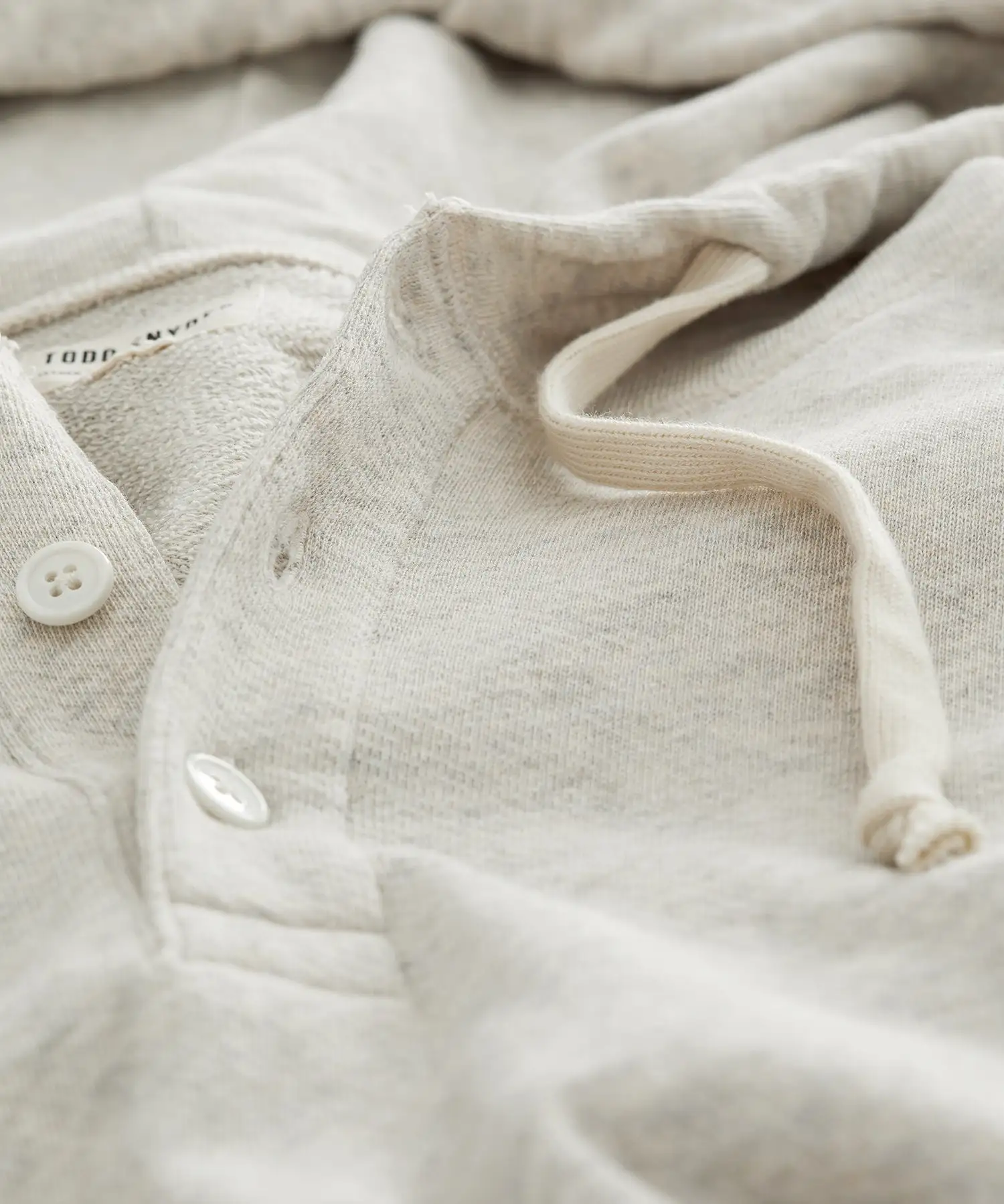 Surf Terry Baja Hoodie in Oatmeal Heather