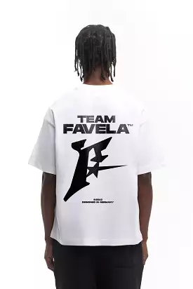 TEAM FAVELA WHITE T-SHIRT