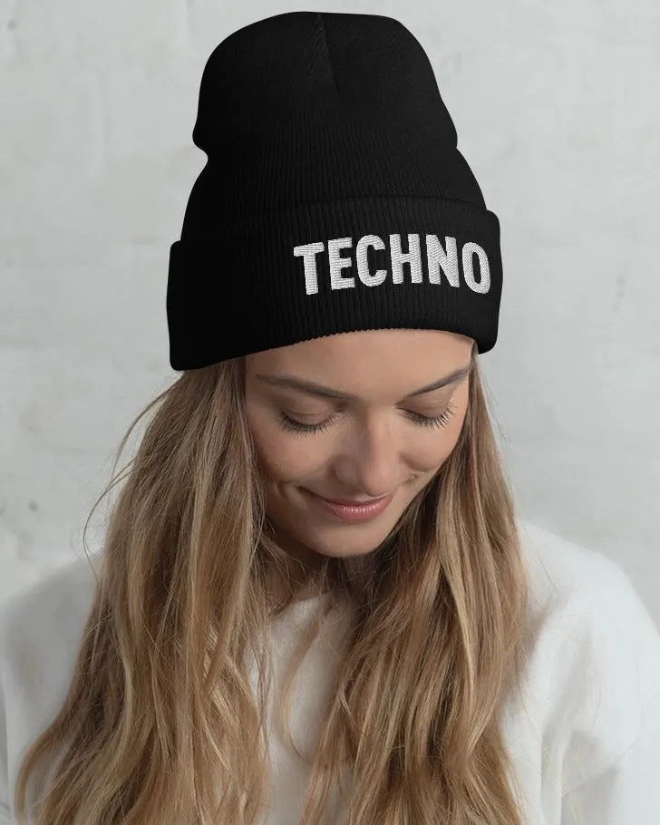 Techno Cuffed Beanie