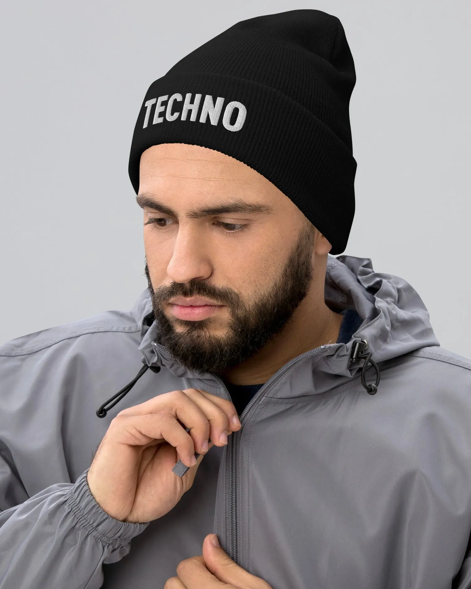 Techno Cuffed Beanie