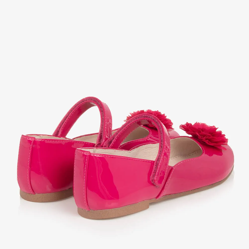 Teen Girls Fuchsia Pink Patent Shoes