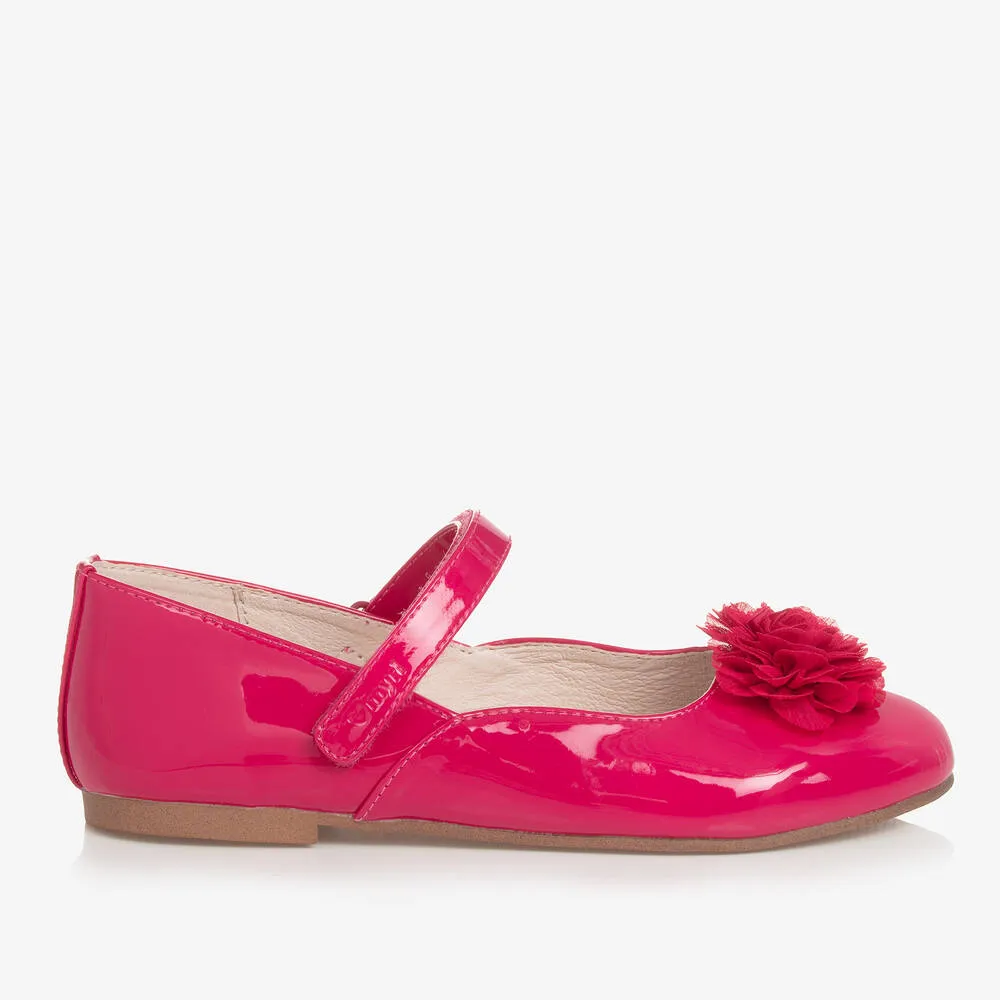 Teen Girls Fuchsia Pink Patent Shoes