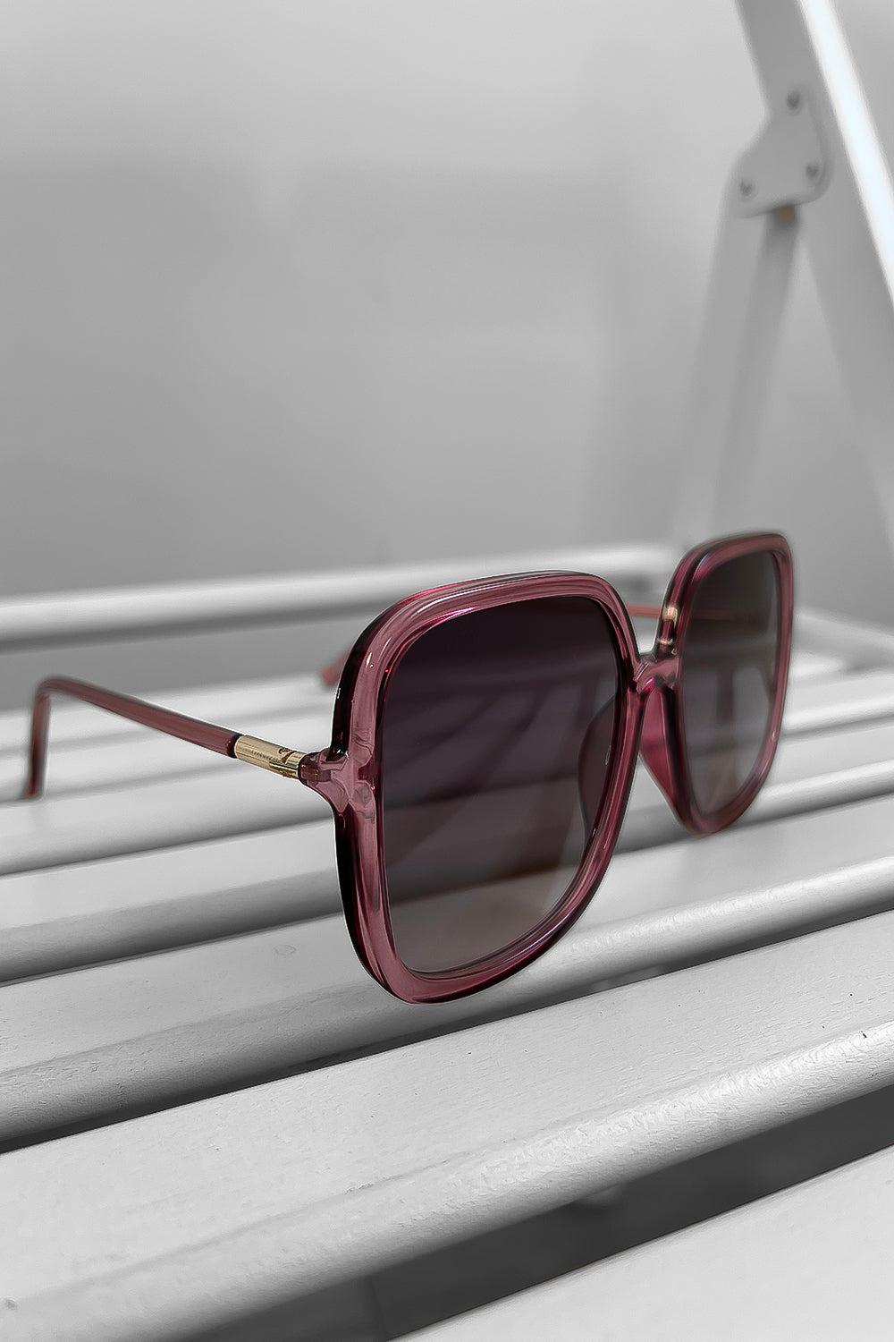 Thin Large Square Frames Sunglasses