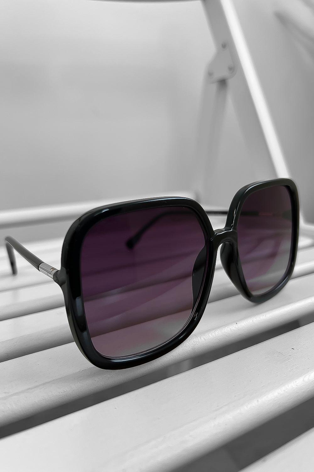 Thin Large Square Frames Sunglasses