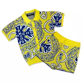 TRNCHS Bandana Yellow Short Set