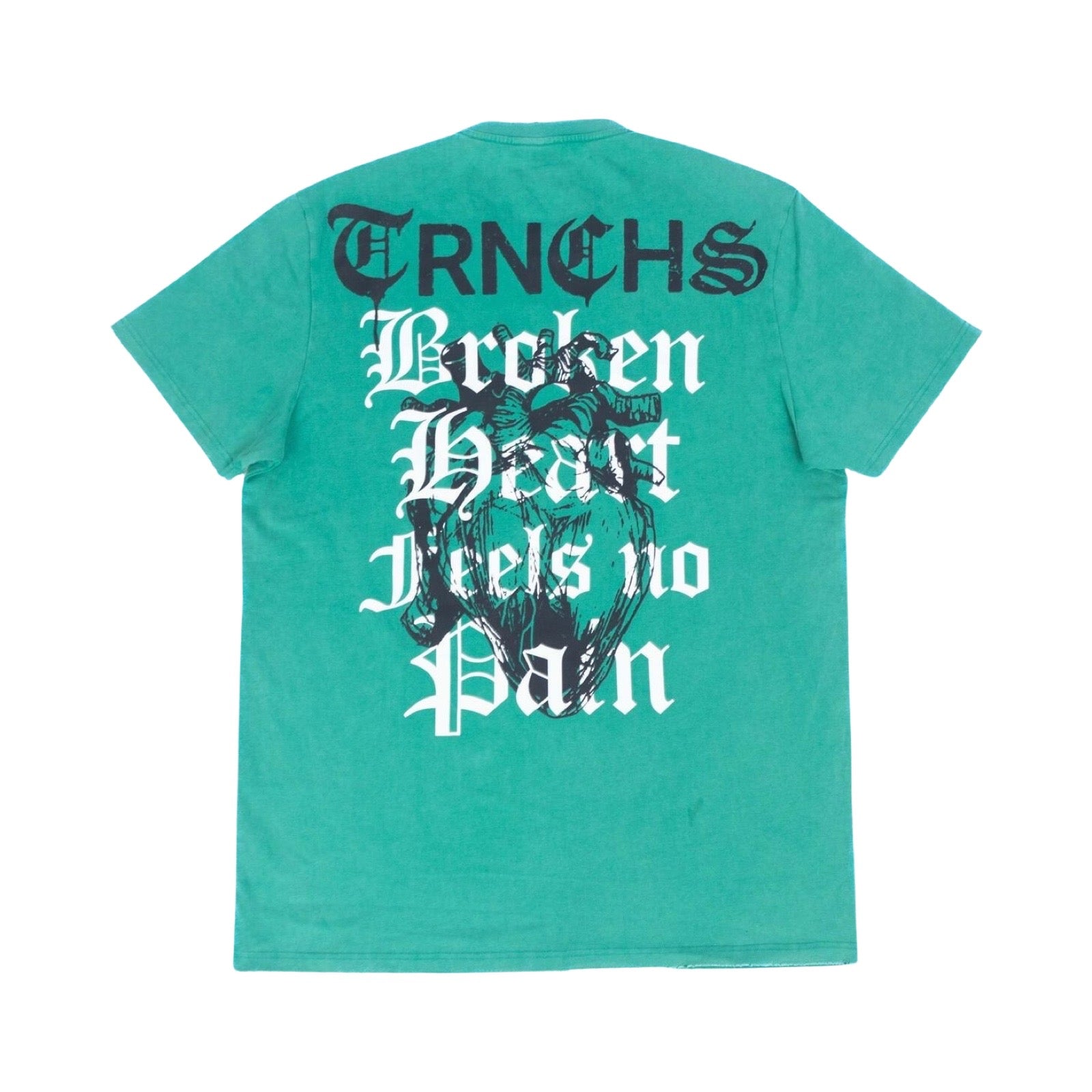 TRNCHS Broken Heart Teal Tee