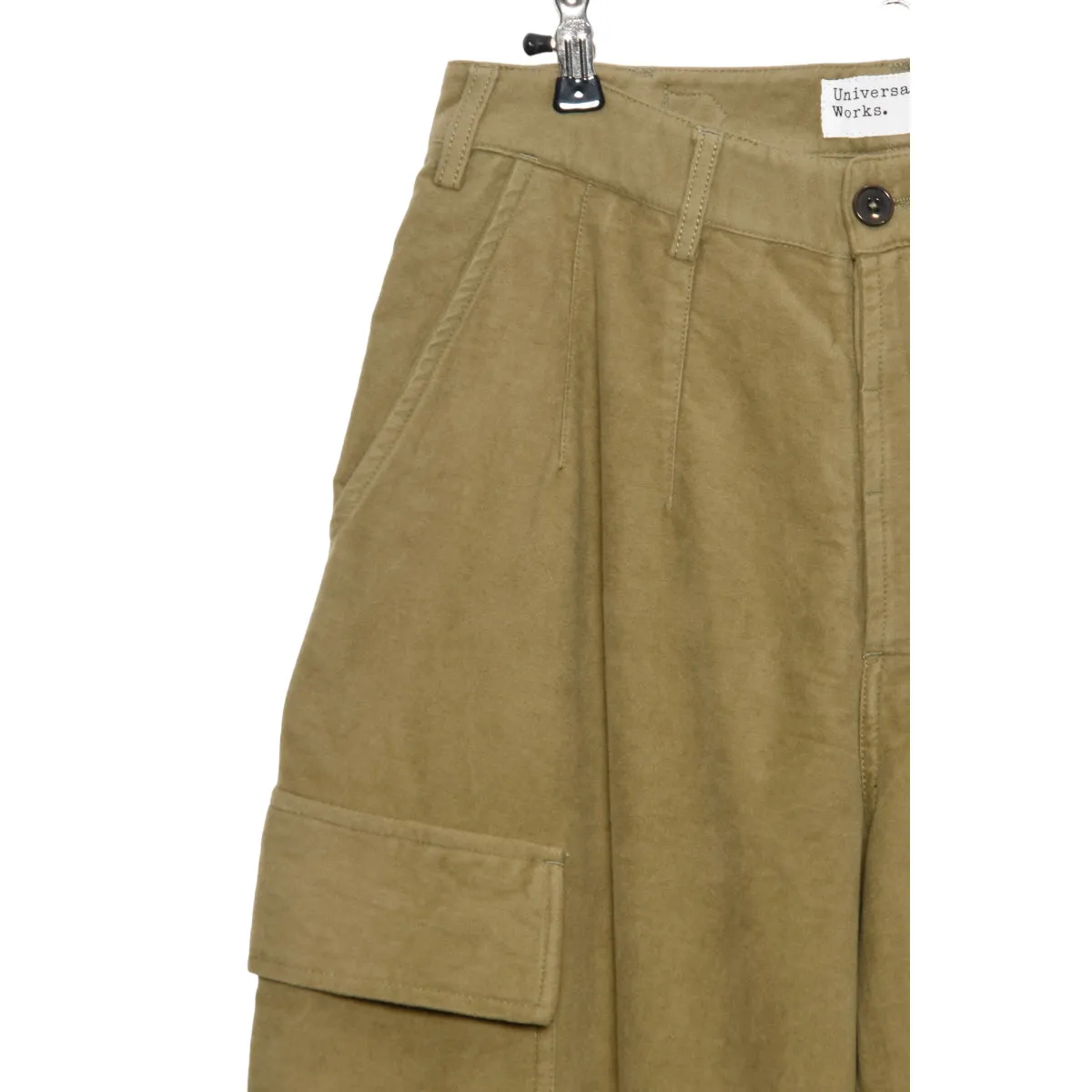 Universal Works Loose Cargo Pant 29148 Light Moleskin lovat