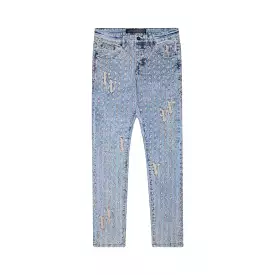 Valabasas “Asterisk” Light Vintage Skinny Jeans