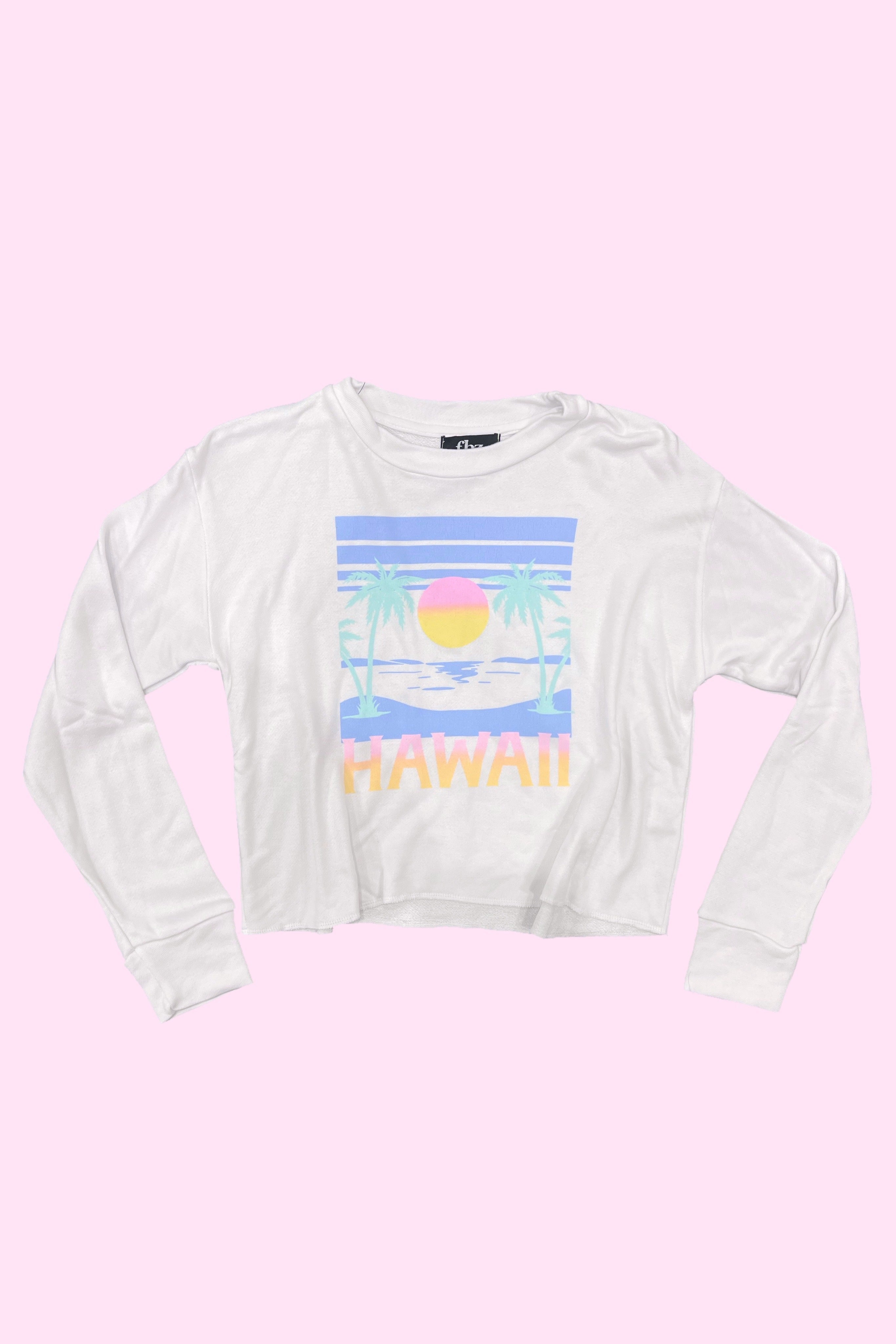 White Hawaii Sweatshirt