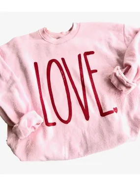 Women's Love Inside Out Valentines Sweatshirt