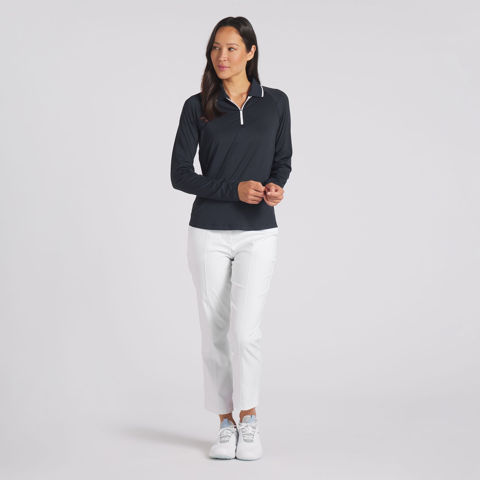 Women's YouV Long Sleeve Golf Polo